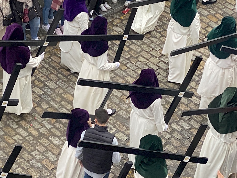 Carrying the crosses
